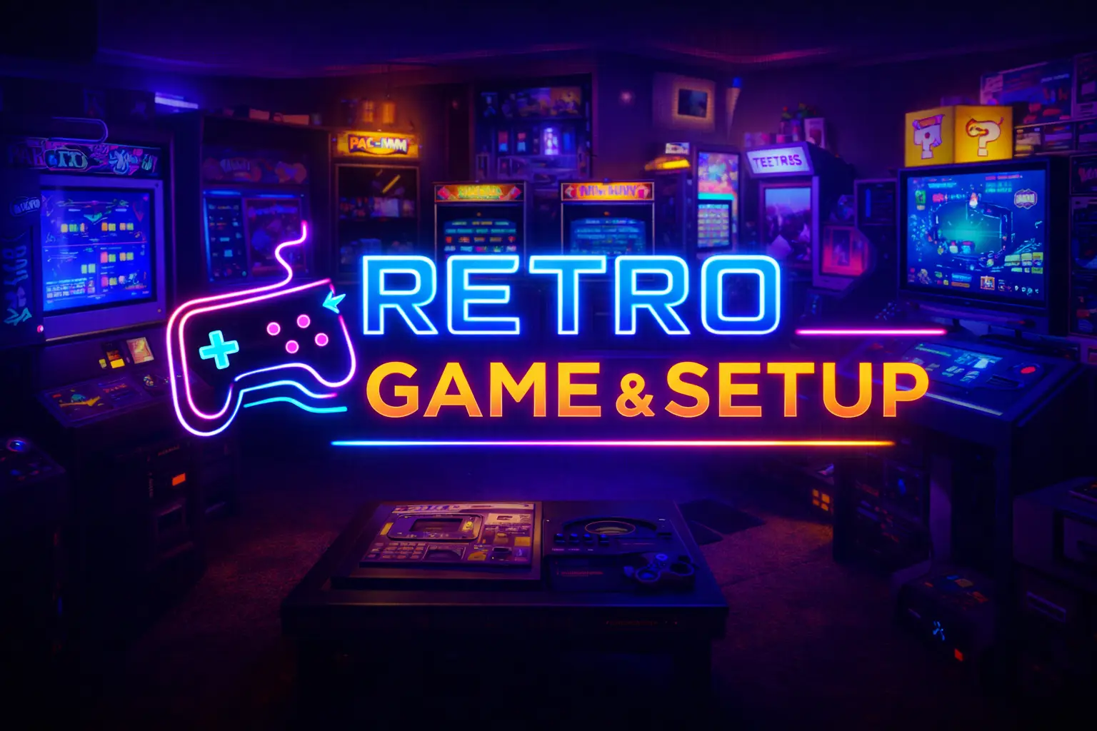 Retro Game and Setup
